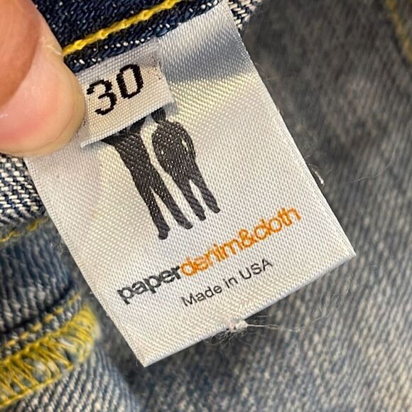 Paper Denim & Cloth Blue Denim Mini Skirt 30 Medium 10 Anthropologie Brand - Picture 5 of 8